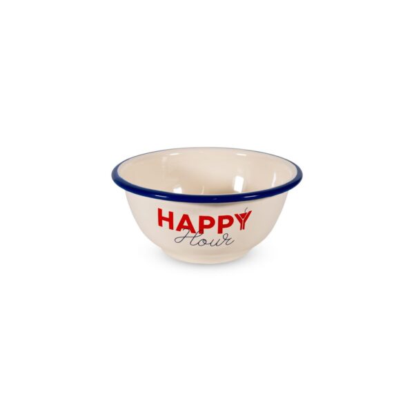קערת אמייל מעוצבת 400 מ"ל WD lifestyle I Happy Hour