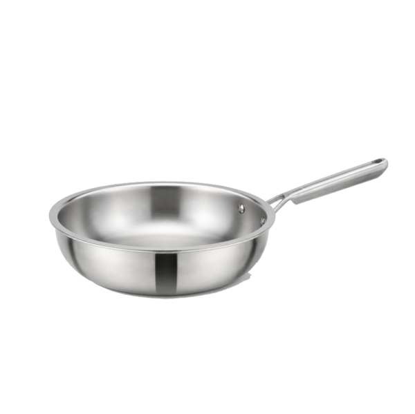 ווק נירוסטה ROSO Silver 28 ס"מ